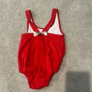 Red Burberry Bathing suit Swimsuit 9m